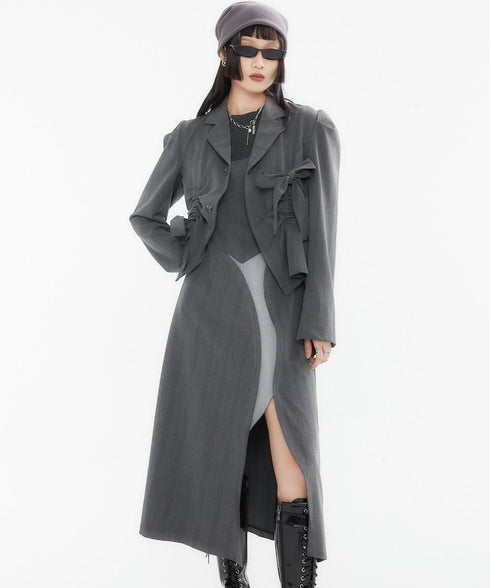 Layered Slit Dress